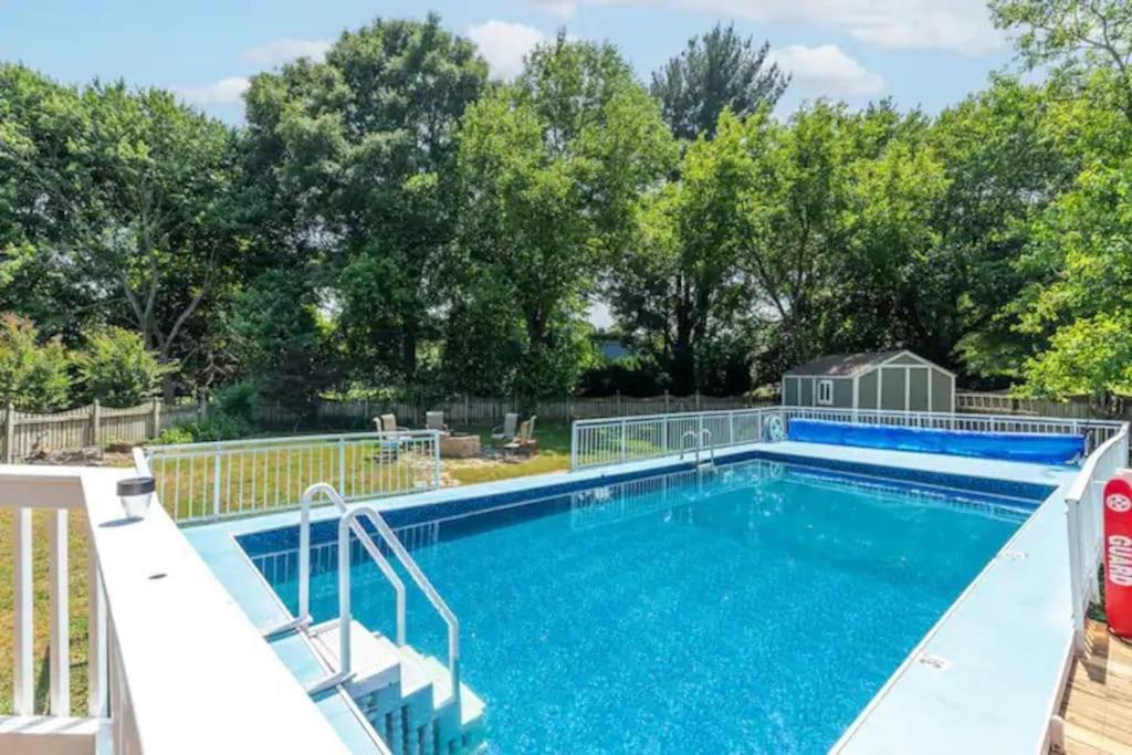 Lrge 5 Bedroom 9 Beds Near Dc-Pool, Hot Tub, Gym, Game Rm, Fire Pit Bowie Dış mekan fotoğraf